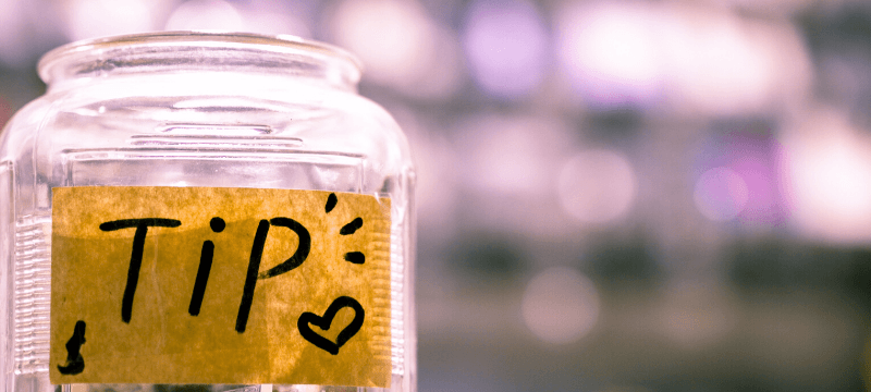 dejar propina