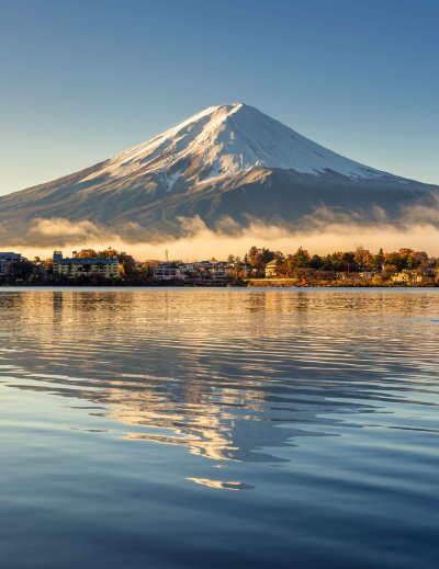 reflection of mt.Fuji