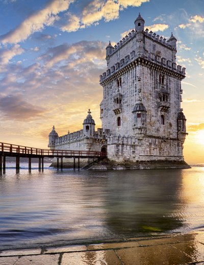 Lisbon, Belem Tower - Tagus River, Portugal