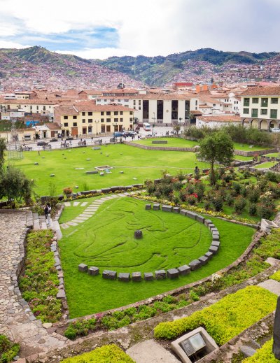 Qorikancha temple in downtown Cusco