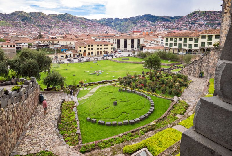 Qorikancha temple in downtown Cusco