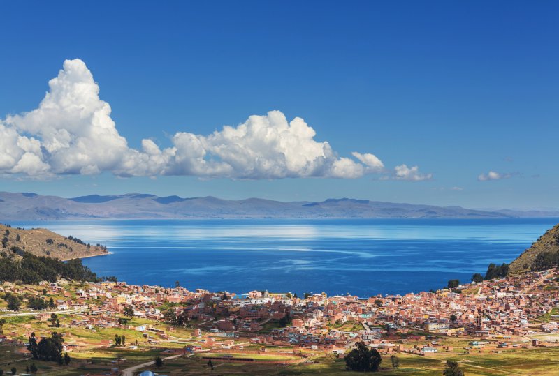 Titicaca Lake in Bolivia