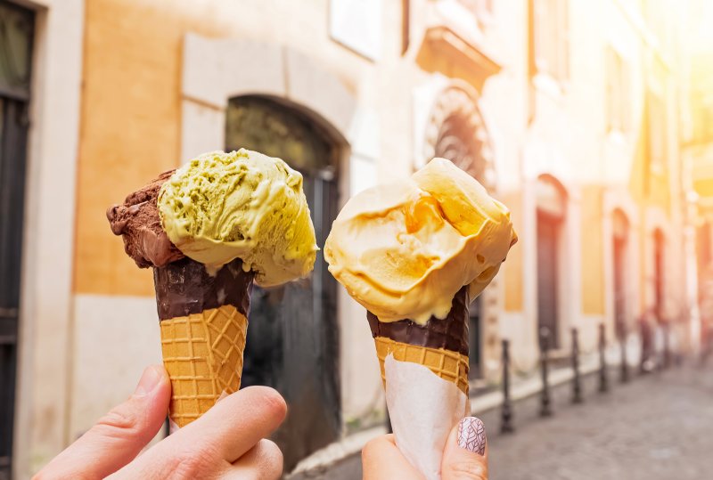 Ice Cream In Italy