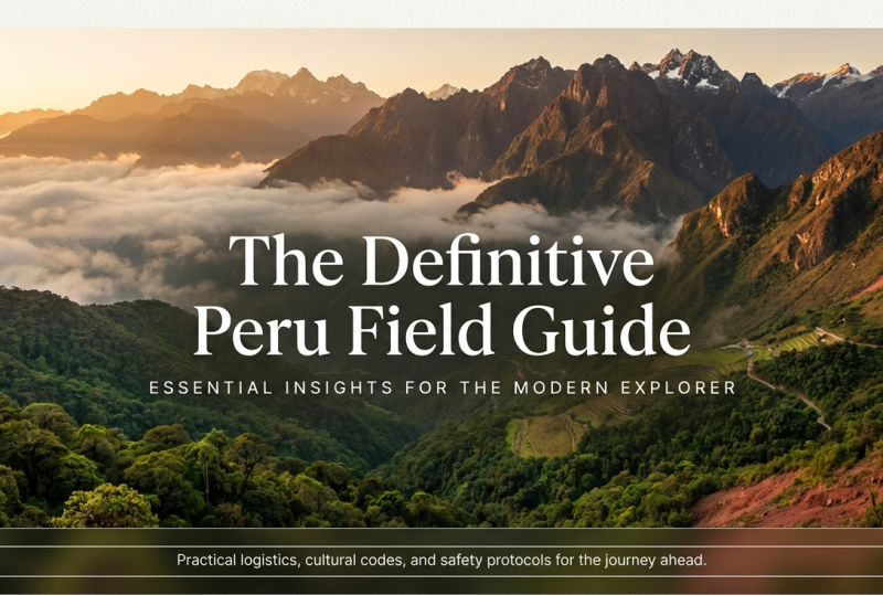 The Definitive Peru Field Guide - Essential insights for the modern explorer - Practical logistics, cultural codes, and safety protocols for the journey ahead