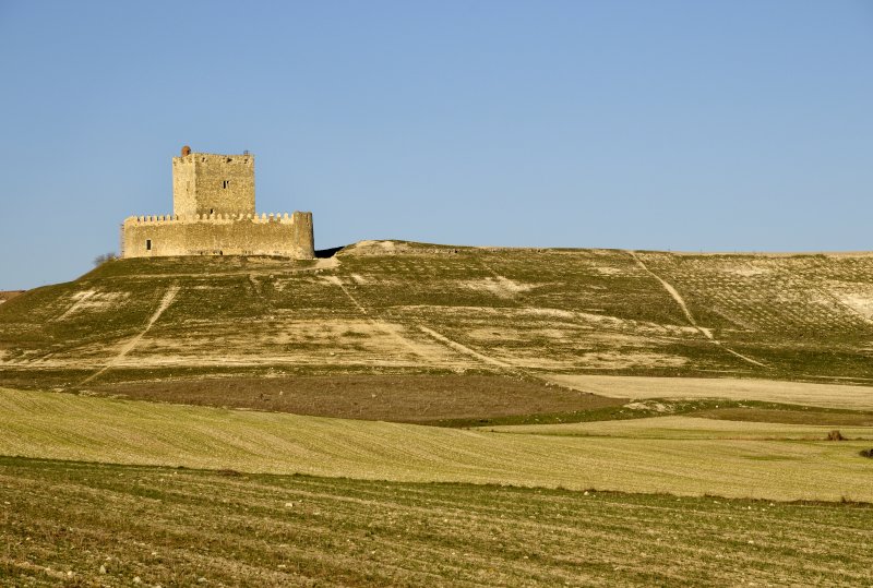 Castle of Tiedra in Valladolid